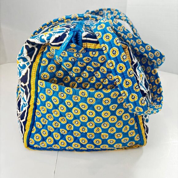 Vera Bradley Travel Set Duffle Bag Cosmetic Pouch Wallet Riviera Classic Excel! - Picture 3 of 16